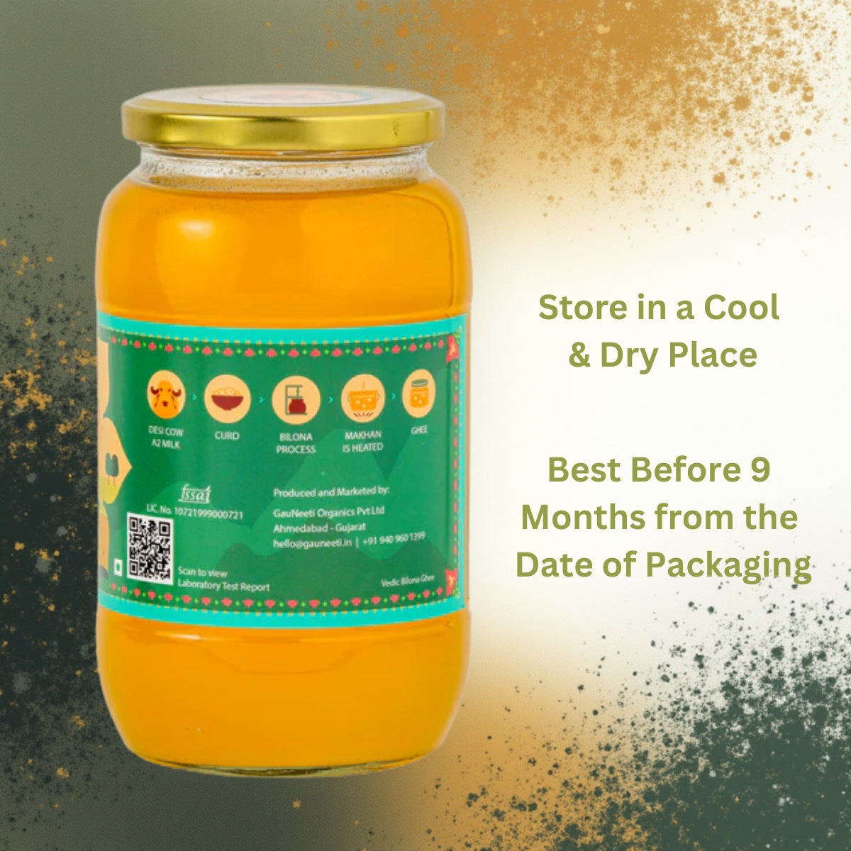 Desi A2 Cow Bilona Ghee - Artisanal Cultured Ghee