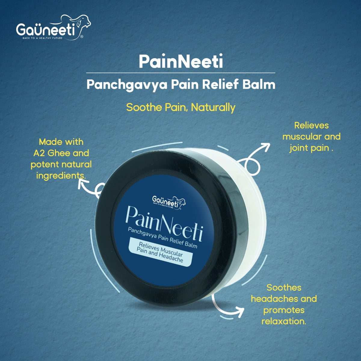 PainNeeti - All Natural Pain Relief Balm - 25gm