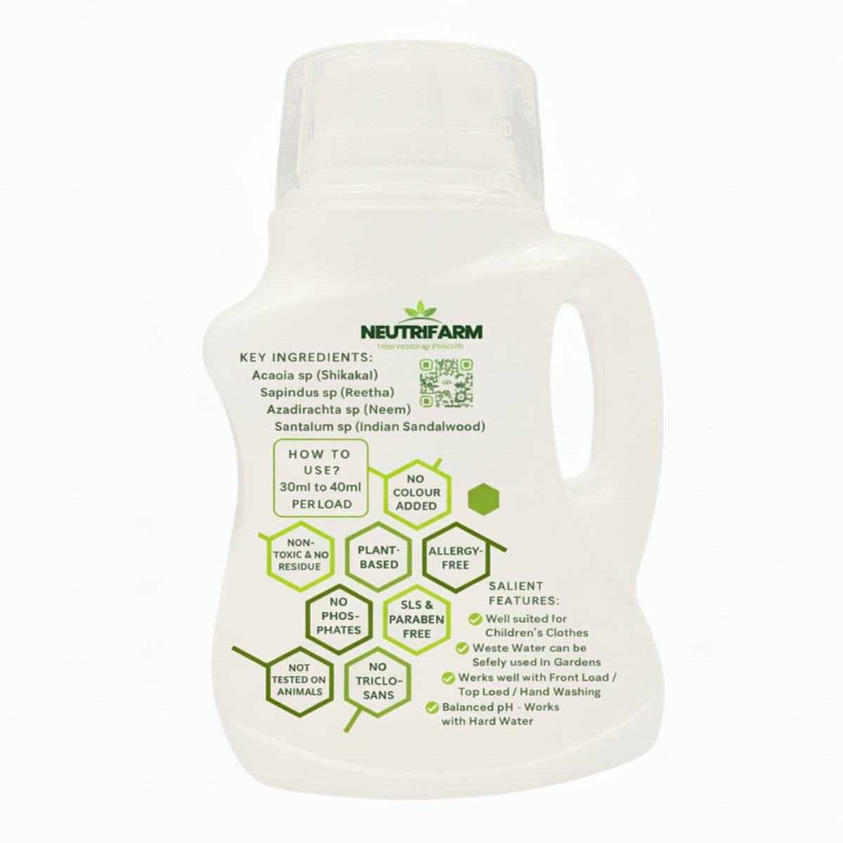 Non-Toxic Kids-Friendly Liquid Washing Detergent | Fully Biodegradable