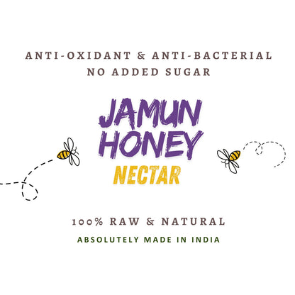 Organic Jamun Honey | Anti-Oxidant & Anti-Bacterial Nectar | 100% Raw & Natural