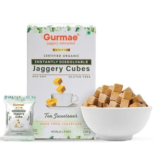 Instant Tea Sweetener - Organic Sugarcane Jaggery Cubes