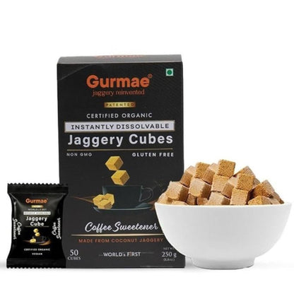 Instant Coffee Sweetener - Organic Coconut Jaggery Cubes