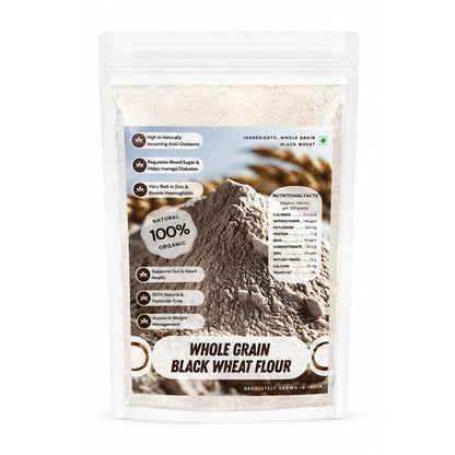 Nutrient-Rich Whole Grain Black Wheat / Kala Gehu Flour