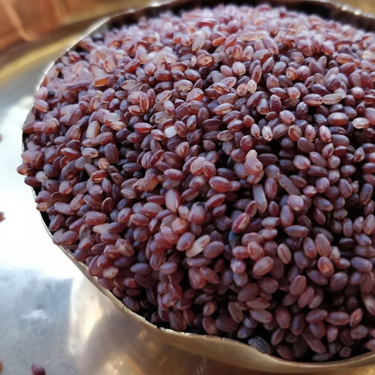 Unpolished Whole Grain Organic Kuruva Red Rice
