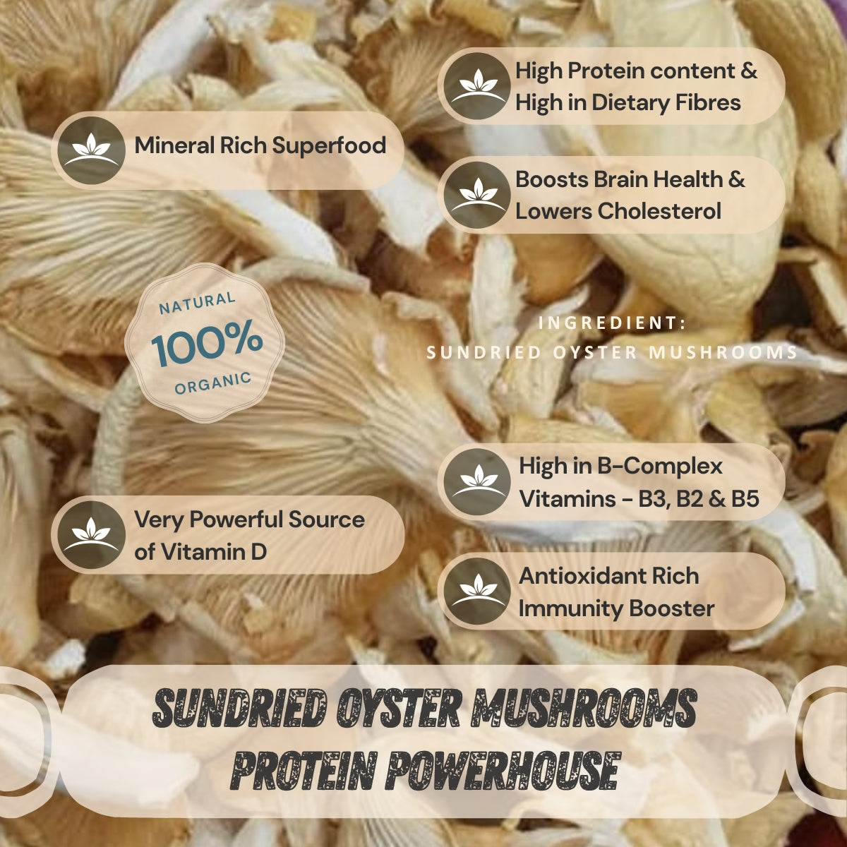 Sundried Oyster Mushrooms | Protein Powerhouse
