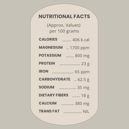 Sand-Roasted Black Chickpeas / Chana Sattu Blend (Unsalted)| Dietary Fibre & Protein Rich Superfood