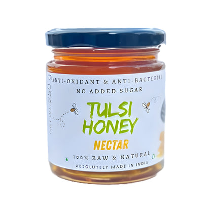 Tulsi Honey | Anti-Oxidant & Anti-Bacterial Nectar | 100% Raw & Natural