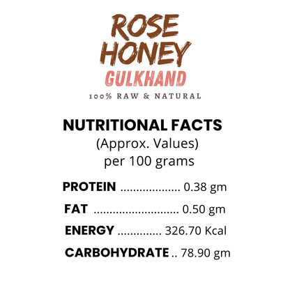 Organic Rose Petal Honey Gulkhand | Natural Coolant & Digestive Antioxidant